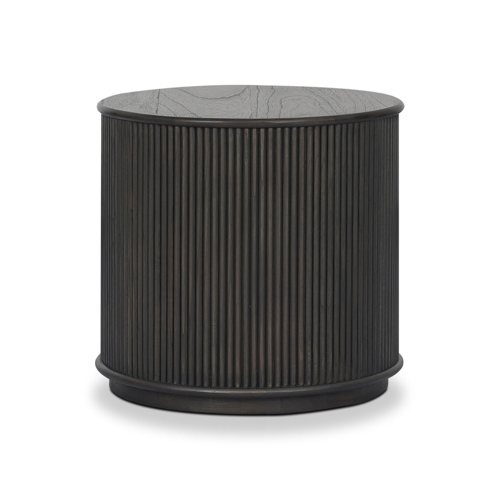 Ona End Table - Smoked Black Mindi Veneer