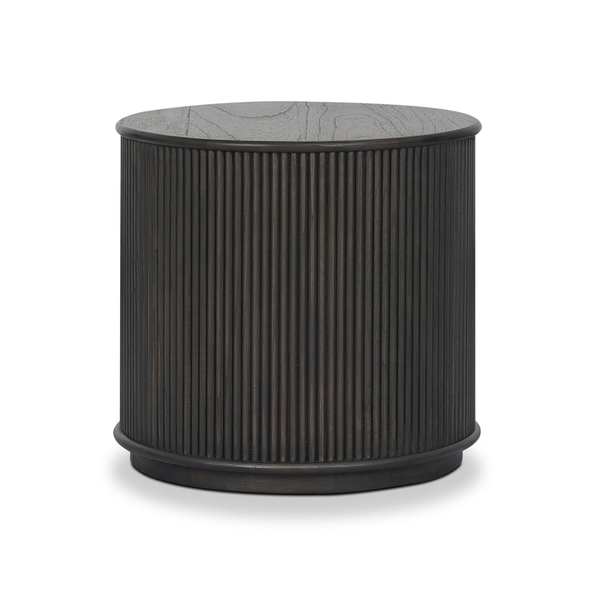 Ona End Table - Smoked Black Mindi Veneer
