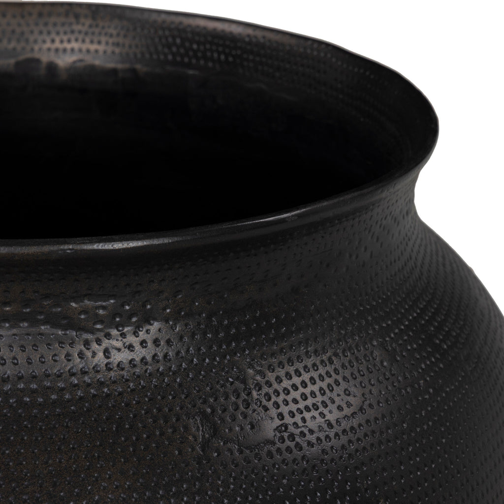Kavya Planter - Hammered Antique Bronze