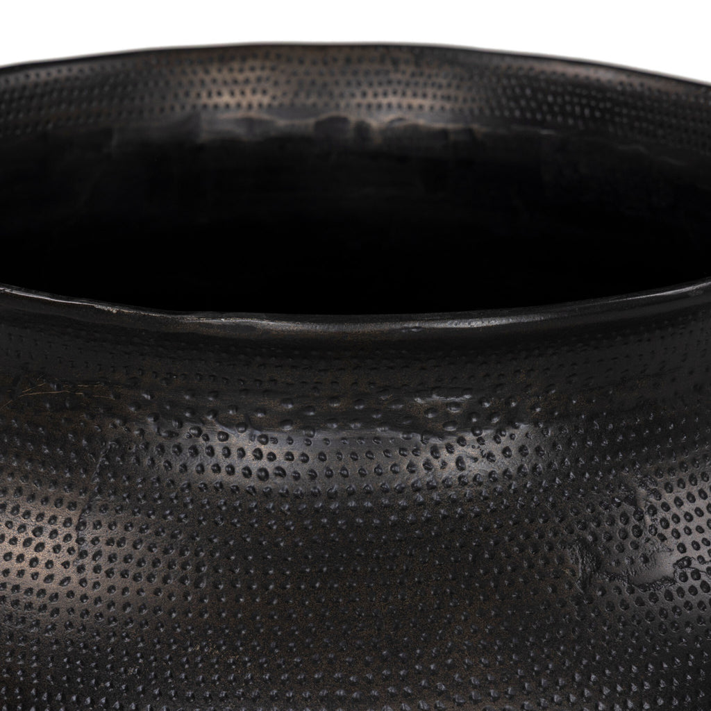 Kavya Planter - Hammered Antique Bronze