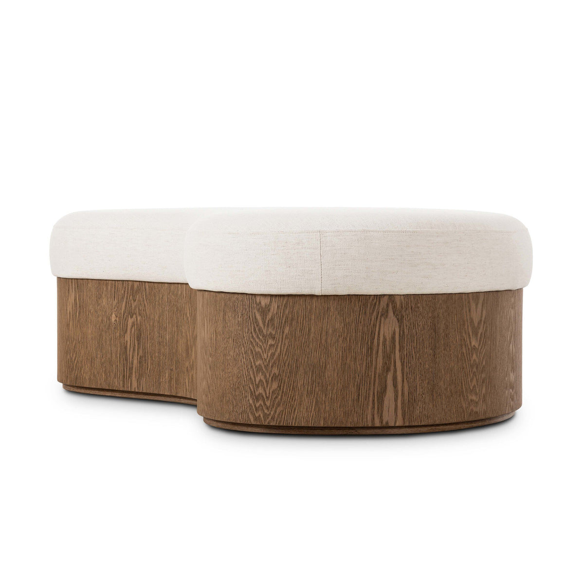 Celeste Cocktail Ottoman - Crypton Nomad Snow