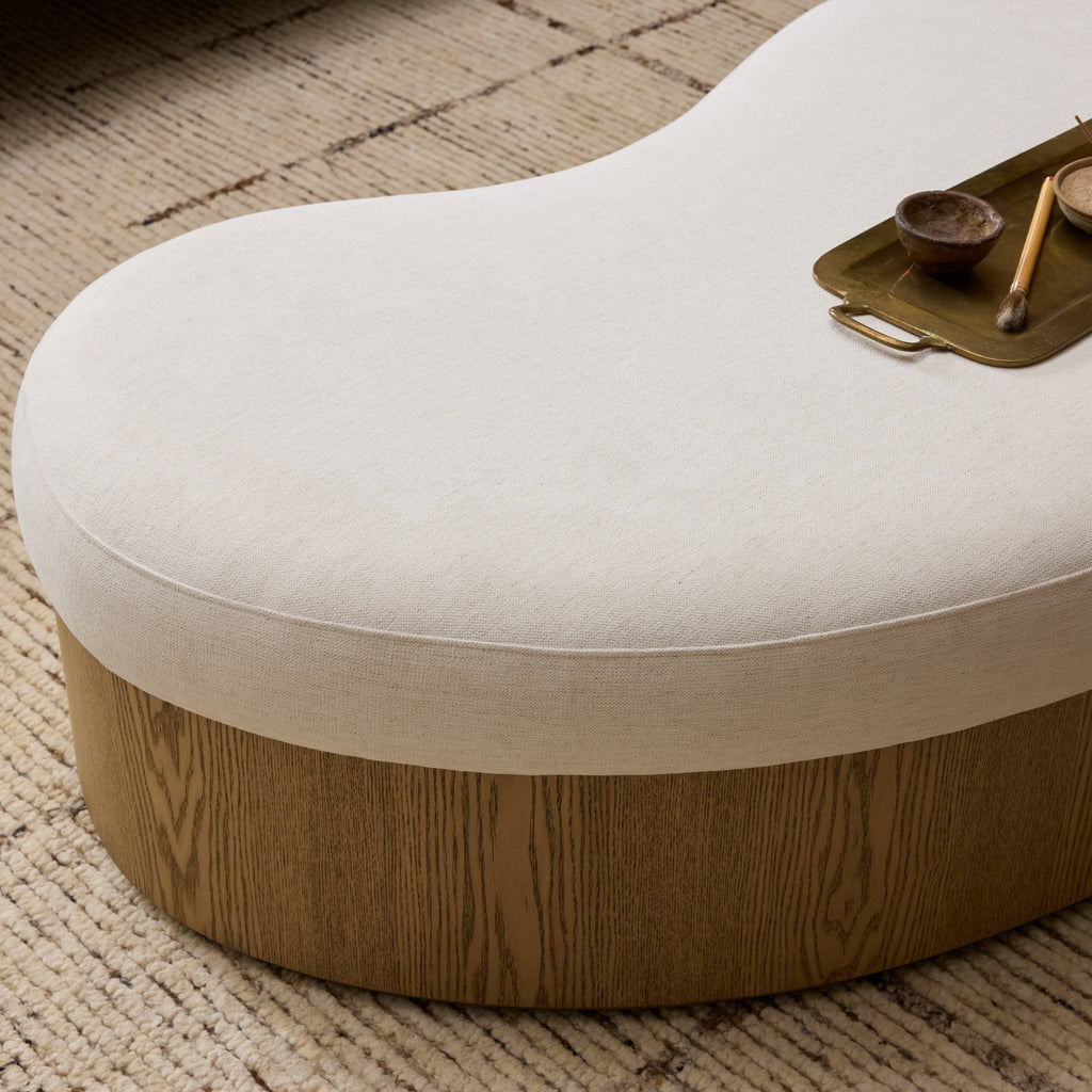 Celeste Cocktail Ottoman - Crypton Nomad Snow