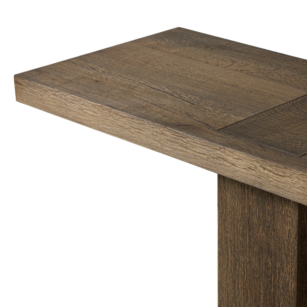 Bia Console Table - Rustic Brown