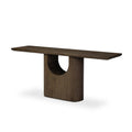 Bevie Console Table - Brown Oak