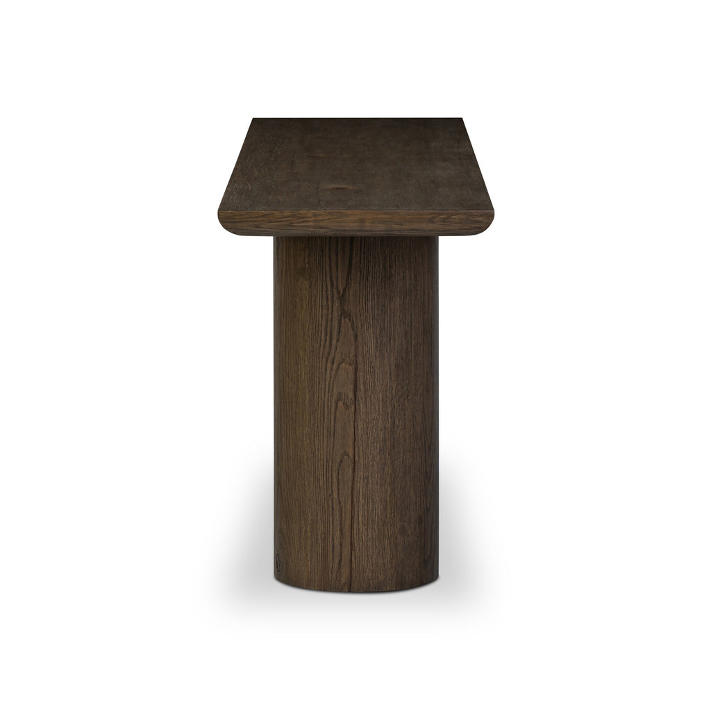 Bevie Console Table - Brown Oak