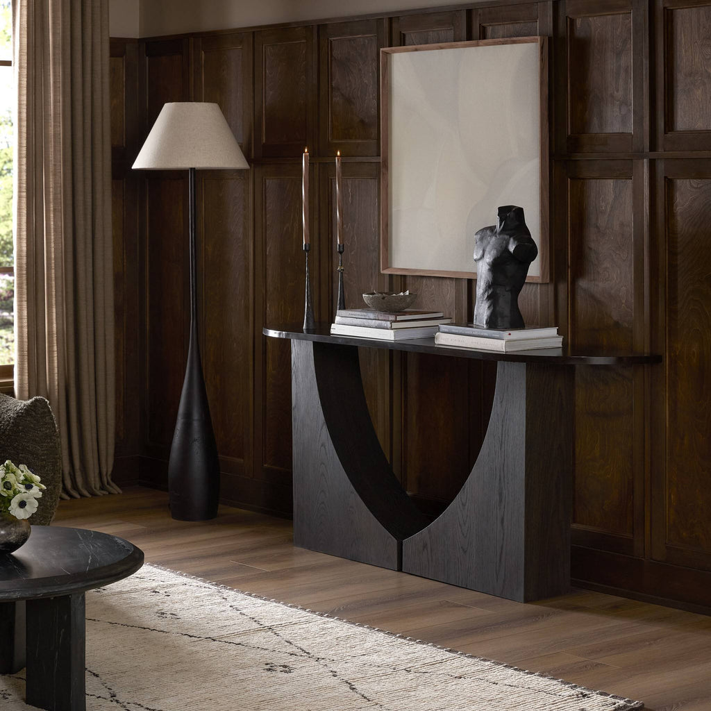 Maly Console Table - Coffee Iron