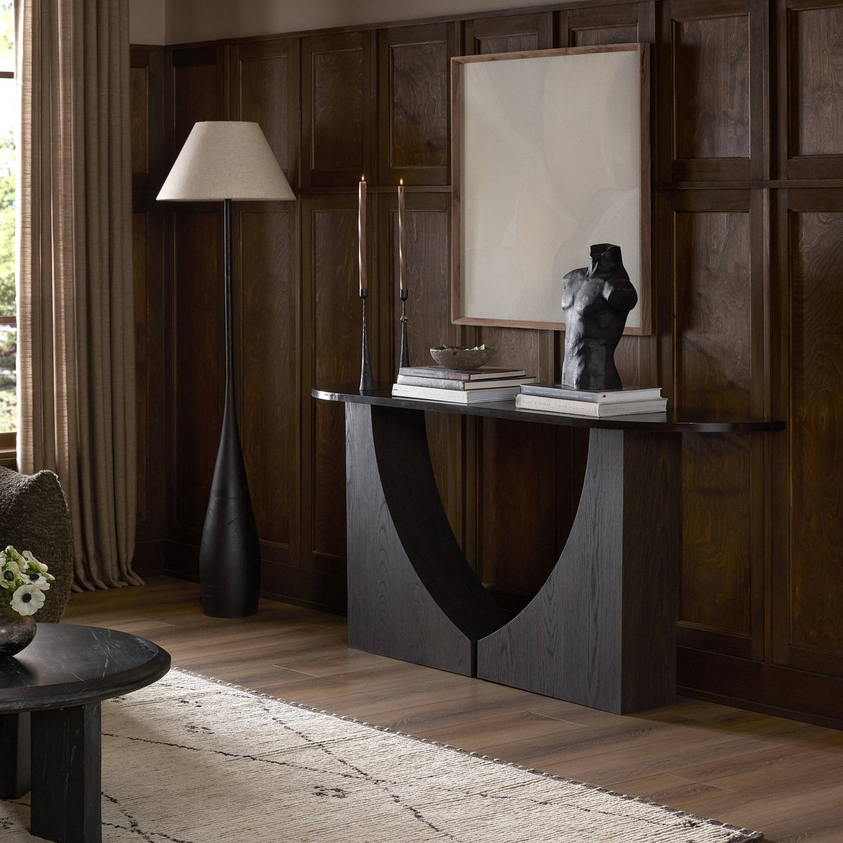 Maly Console Table - Coffee Iron