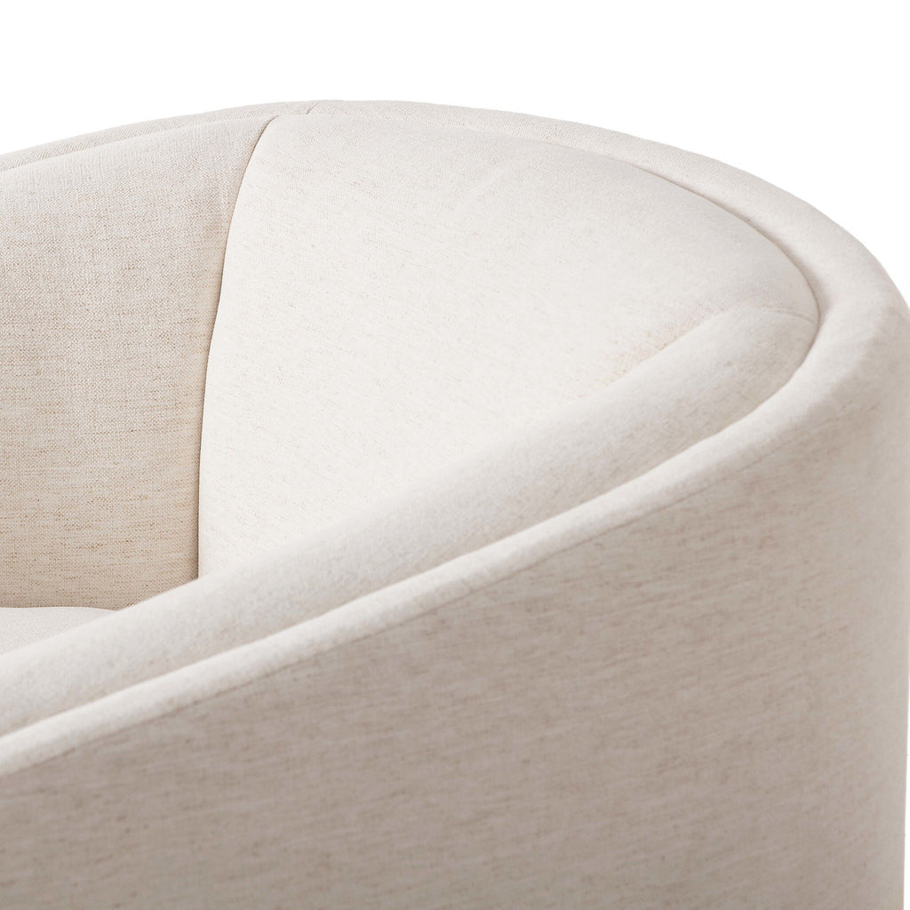 Presley Swivel Chair - Crypton Nomad Snow