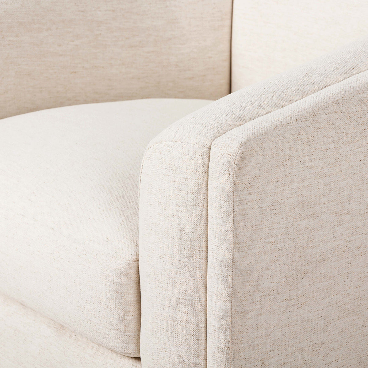 Presley Swivel Chair - Crypton Nomad Snow