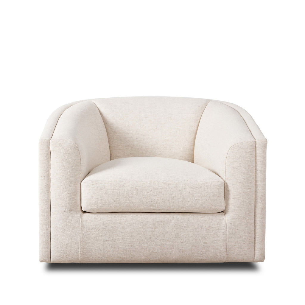 Presley Swivel Chair - Crypton Nomad Snow