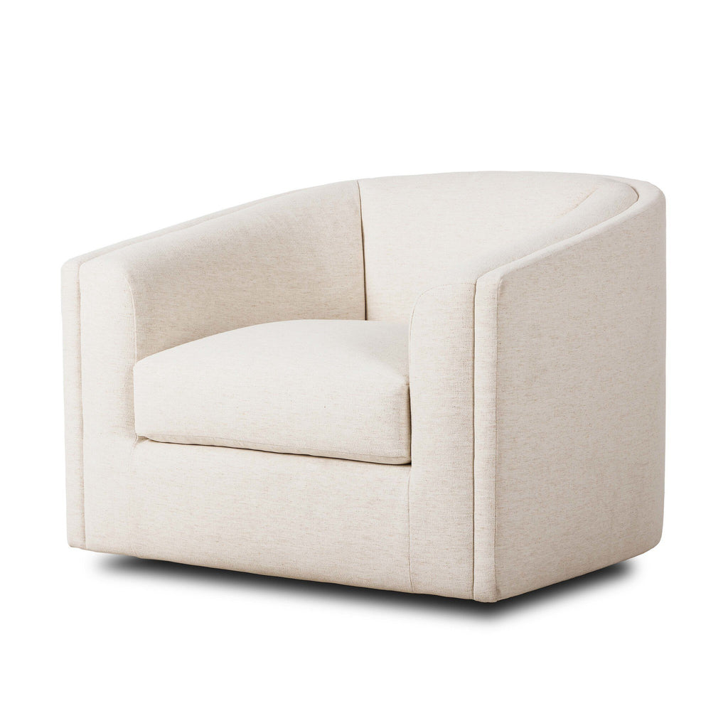 Presley Swivel Chair - Crypton Nomad Snow