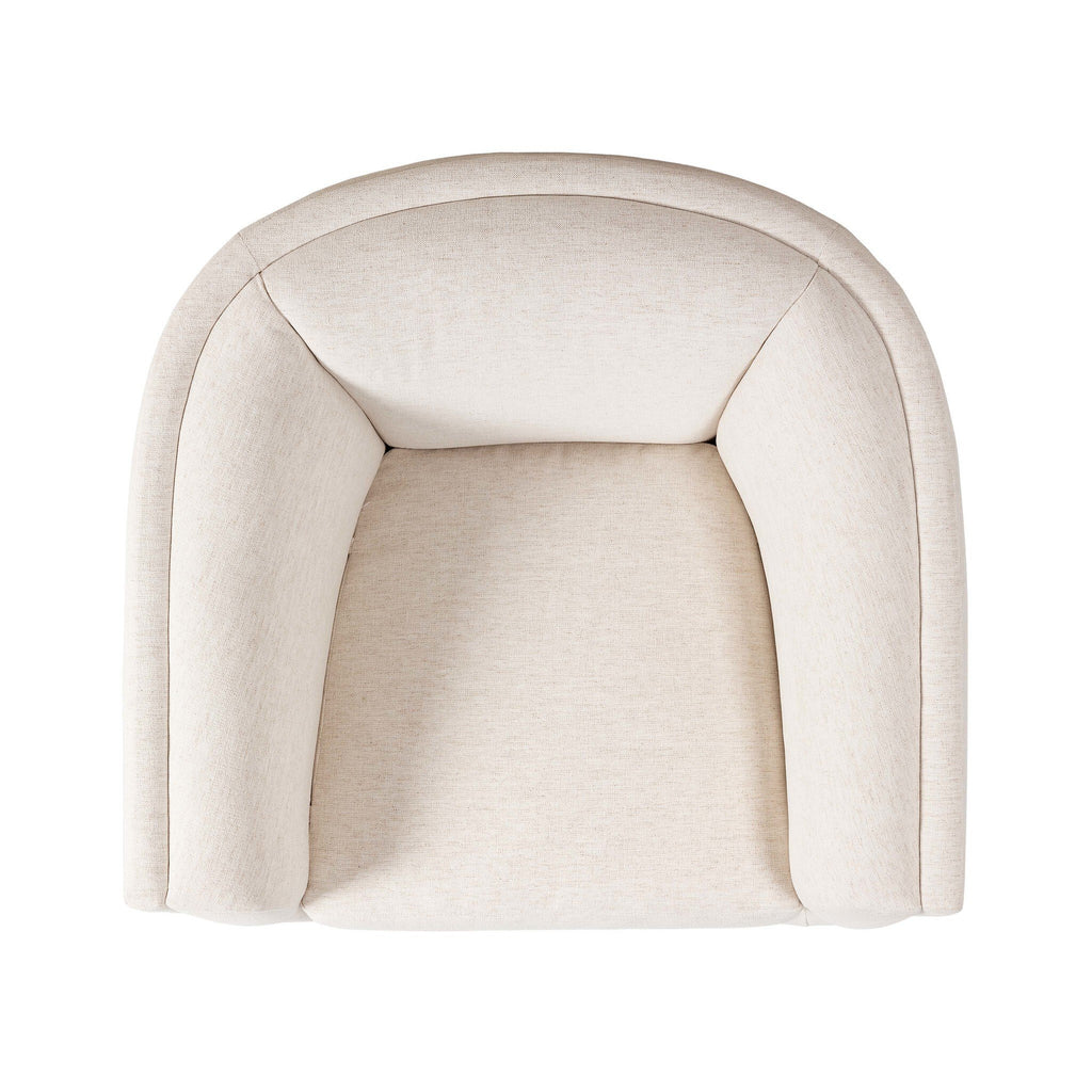 Presley Swivel Chair - Crypton Nomad Snow