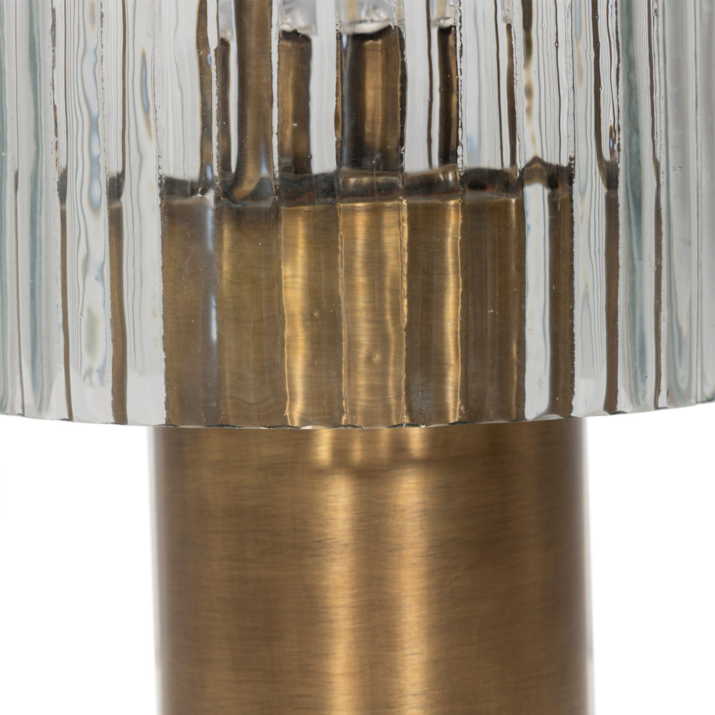 Nomi Cordless Table Lamp - Aged Antique Brass Iron