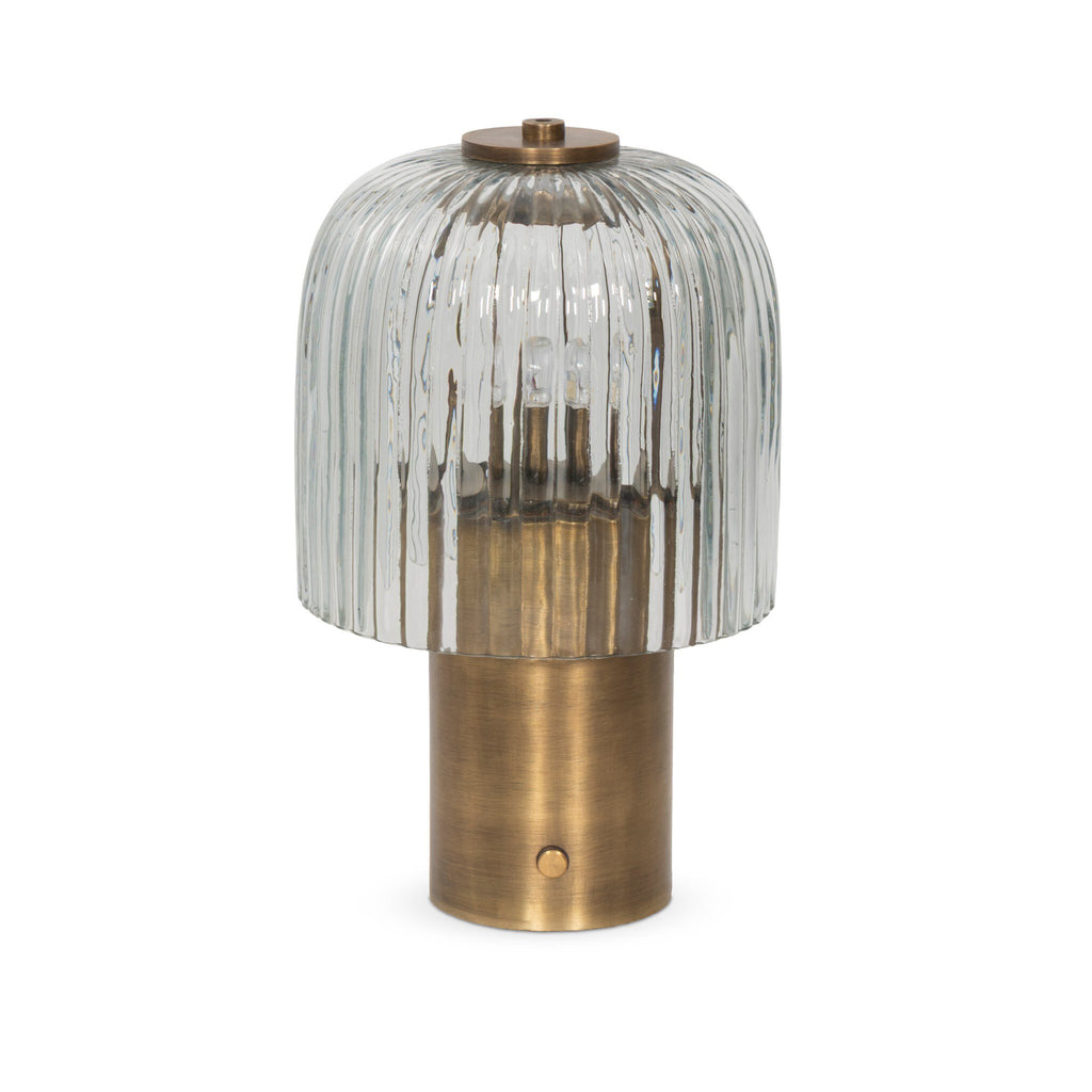 Nomi Cordless Table Lamp - Aged Antique Brass Iron