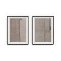 Acceptance Diptych by Karen Covey - Rustic 2.5 Walnut