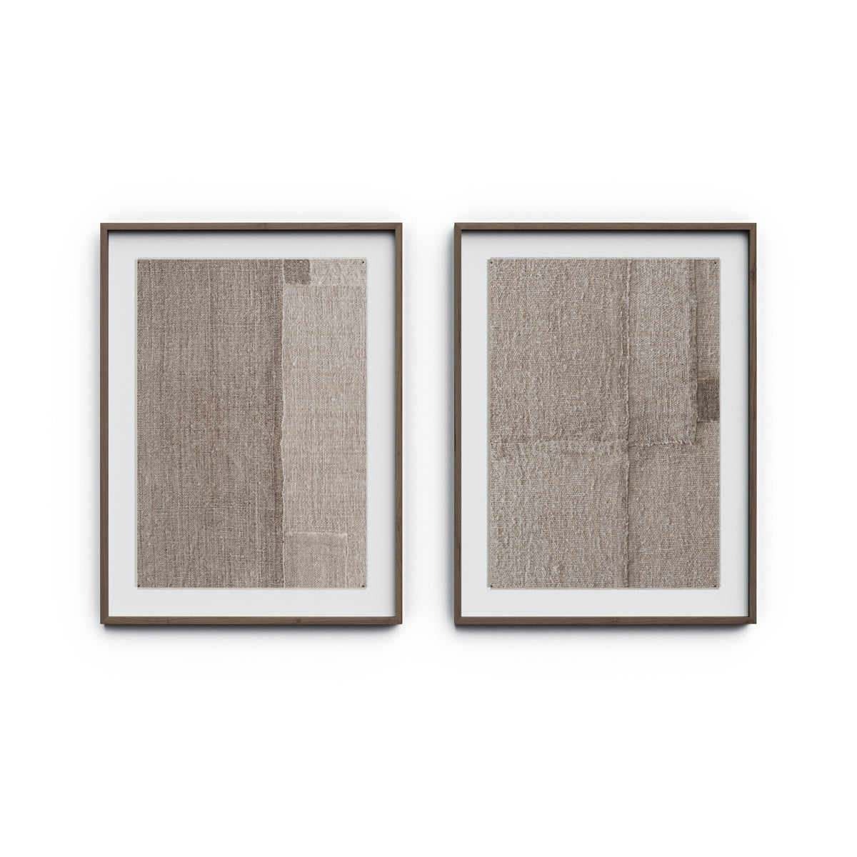 Acceptance Diptych by Karen Covey - Rustic 2.5 Walnut