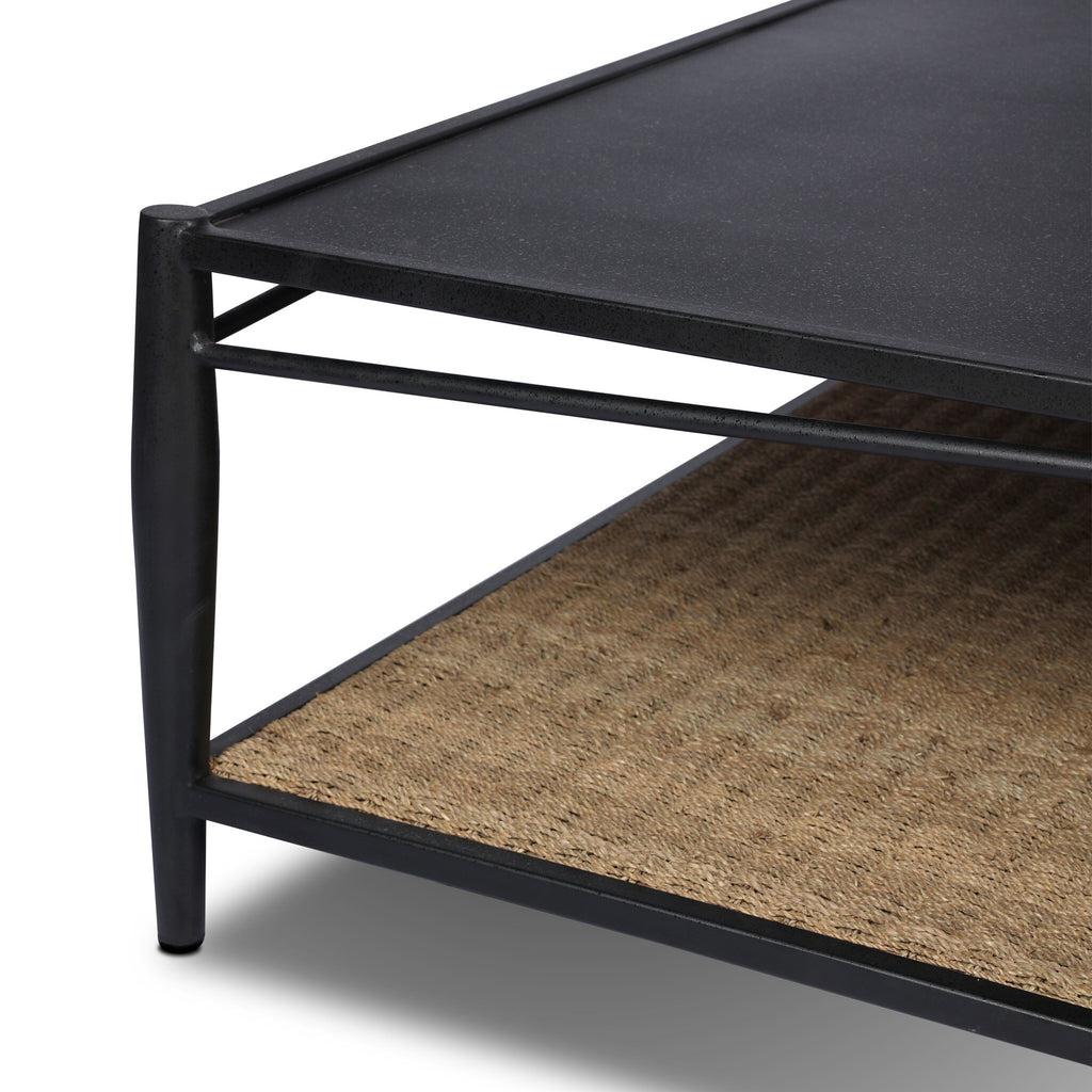 Thalen Coffee Table - Rough Iron