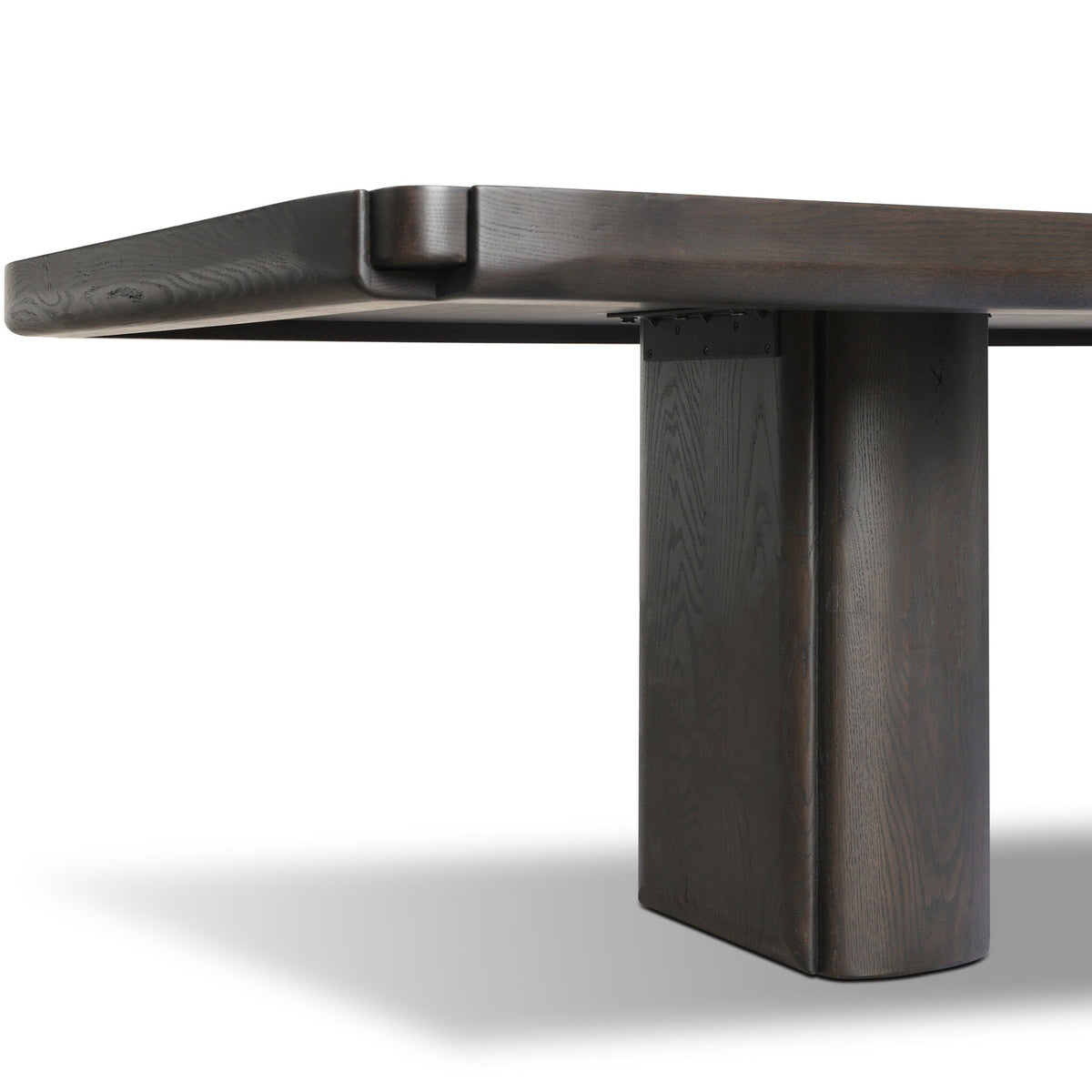 Floyd Dining Table - Smoked Black Oak Veneer