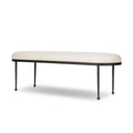 Corinne Accent Bench - Crete Pebble