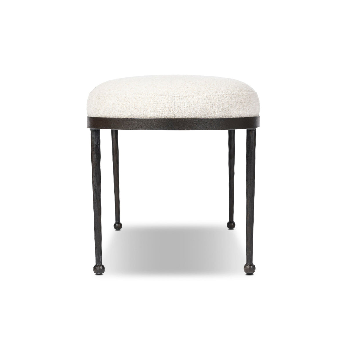 Corinne Accent Bench - Crete Pebble