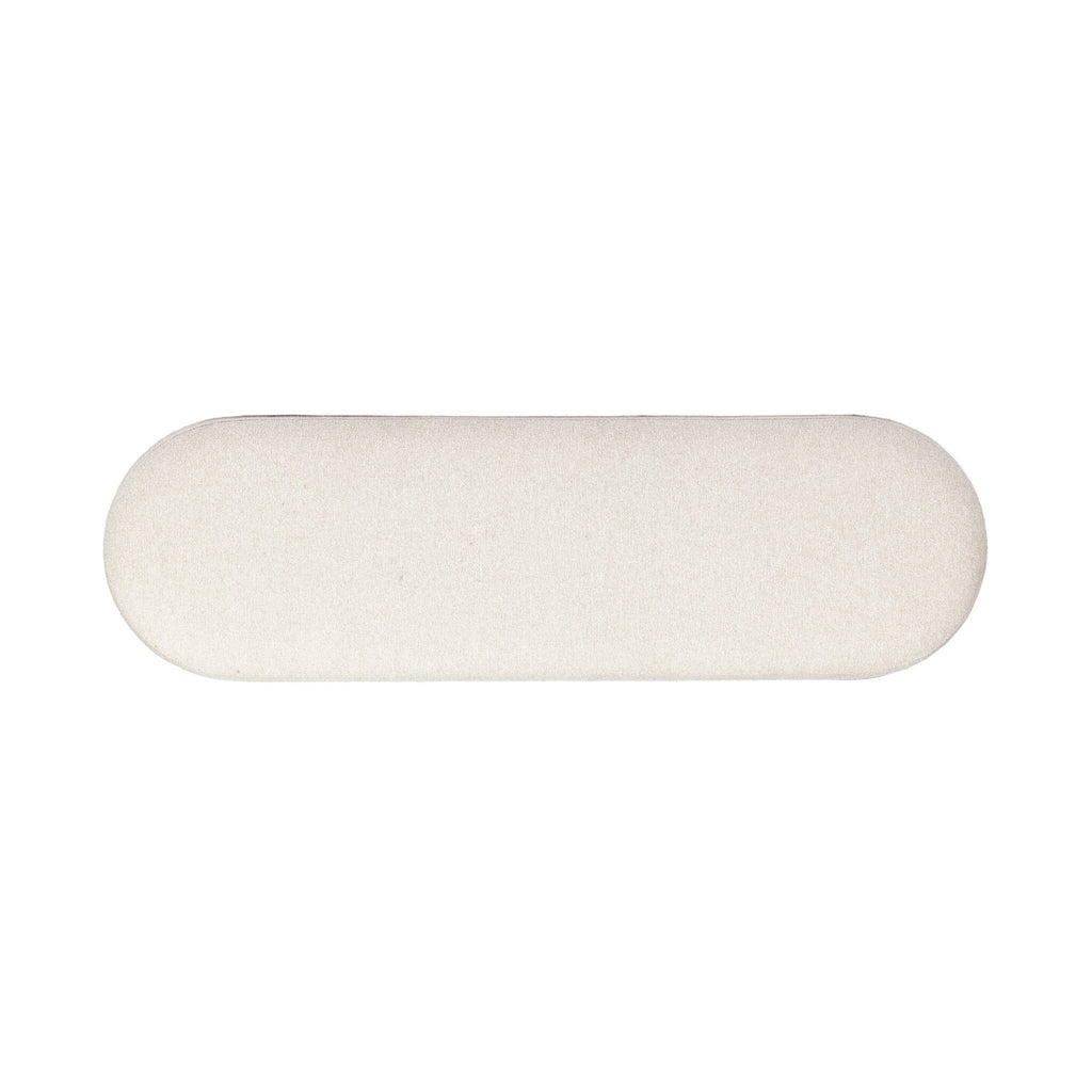 Corinne Accent Bench - Crete Pebble