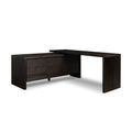 Noah Rotating Desk - Smoked Black Resawn Oak