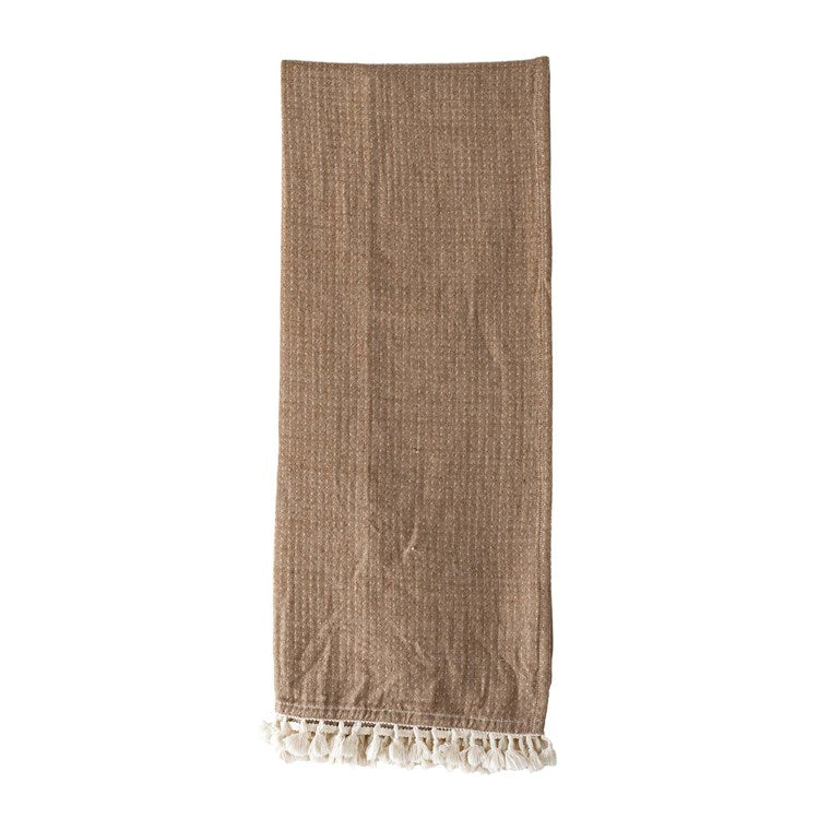 50x60" Hand Woven Bea Muslin Throw Blanket