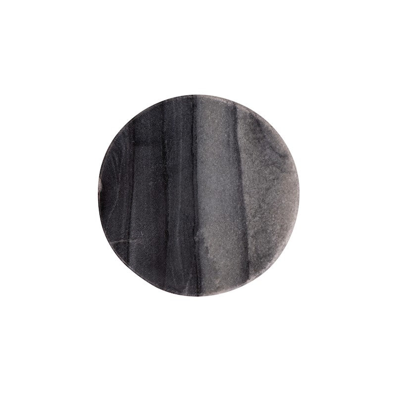 black round marble coaster