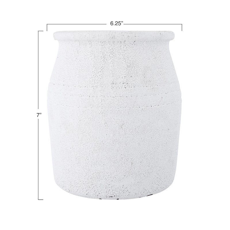 Distressed Coarse Terracotta Crock