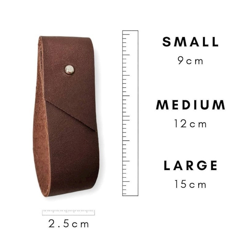 medium Leather Golf Club Wall Hanger  | set of 2