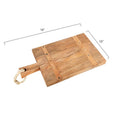 18"L x 10"W Mango Wood Cutting Board