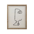 Abstract Face Wall Art