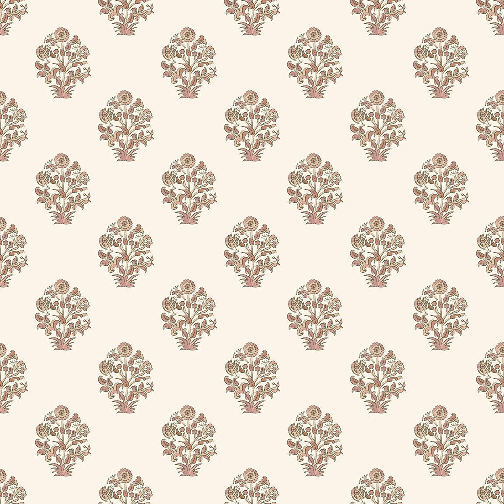 Afton Block Print in Mauve