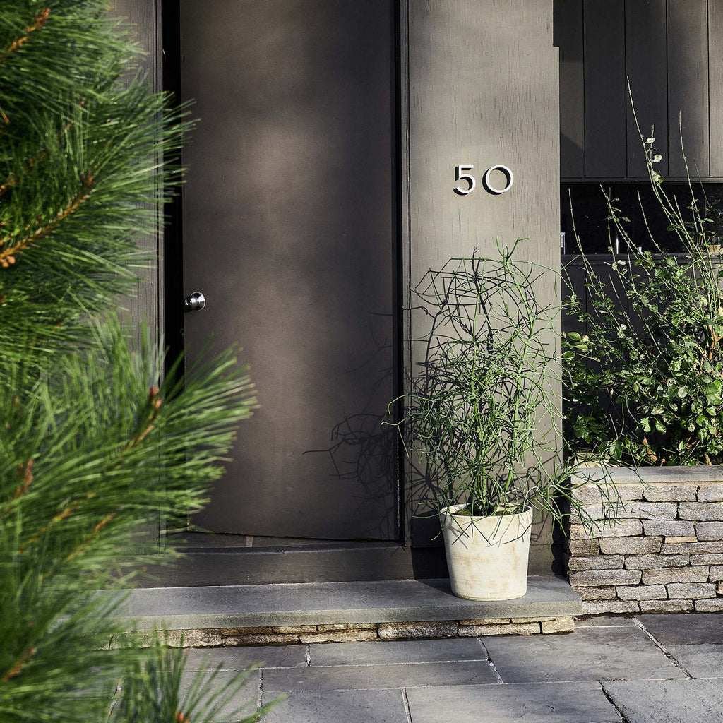 Terra Cotta Basic Planter, White Patina
