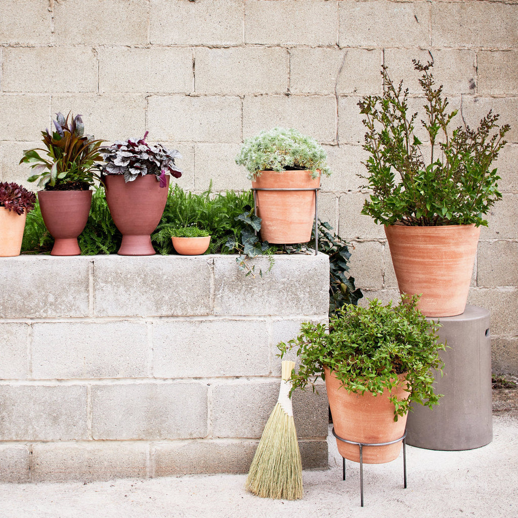 Terracotta Studio Planter, Whitewash