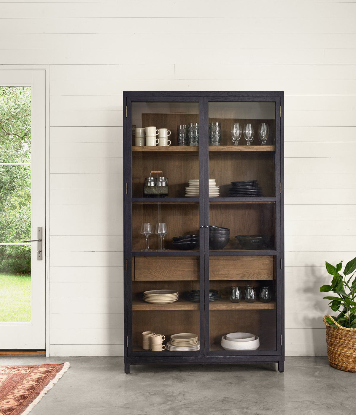 Millie Cabinet - Drifted Oak Veneer