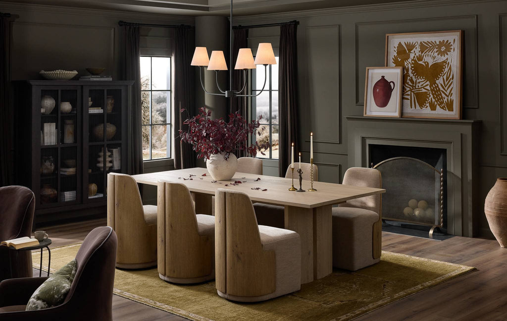 Rosaria Linear Chandelier - Natural Bronze