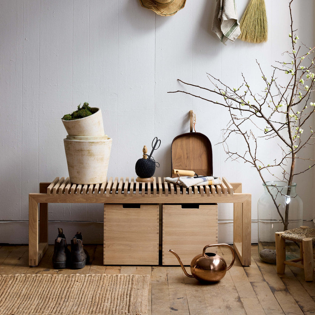 Terra Cotta Basic Planter, White Patina