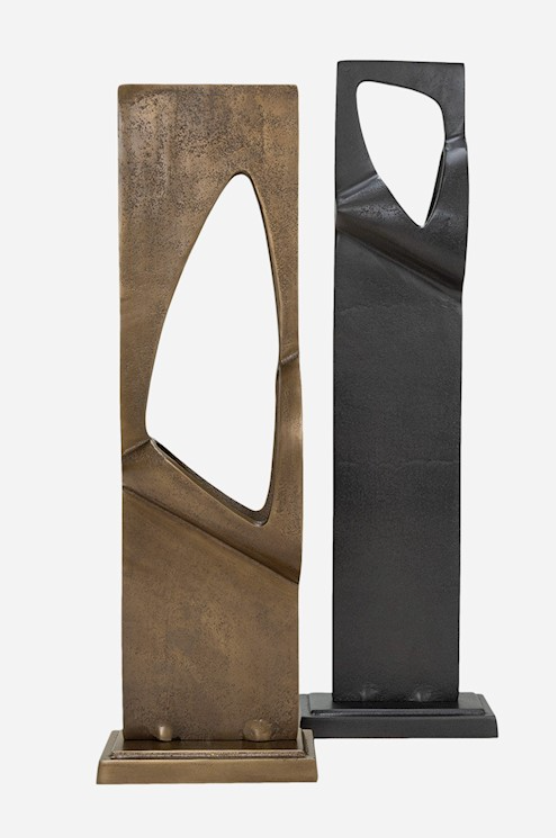 Aluminum Sculpture Set of 2
