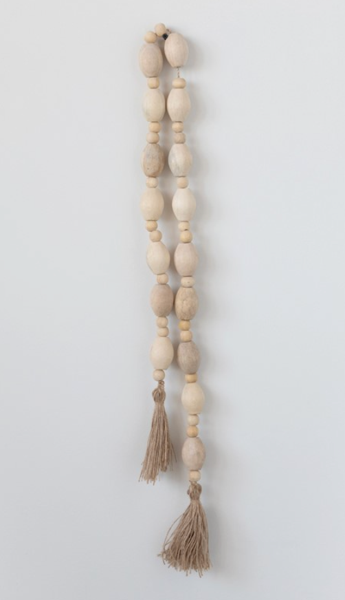 Wood Beads in Natural