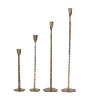Forged Iron Taper Candle Holder (set of 4)