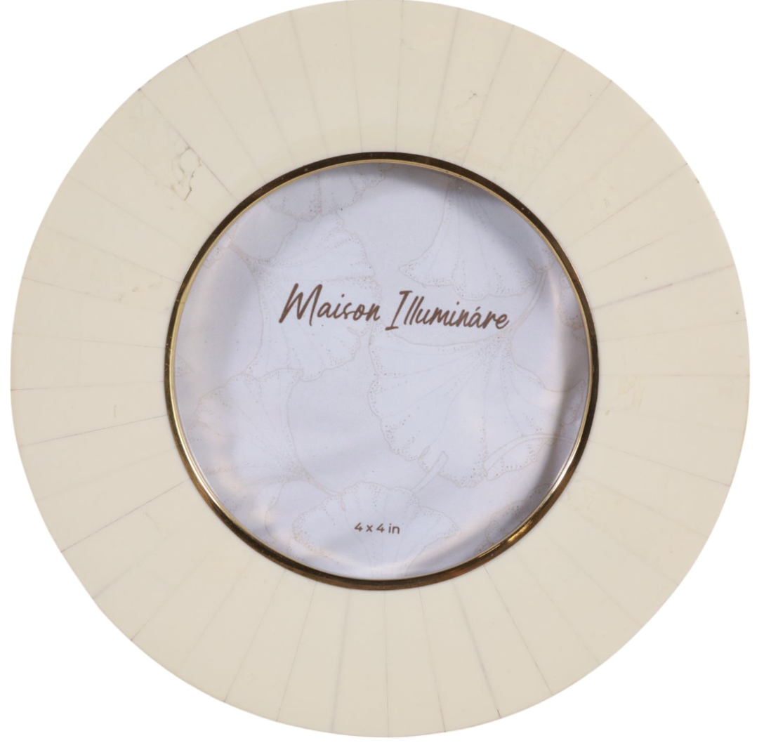 7" Ivory Frame