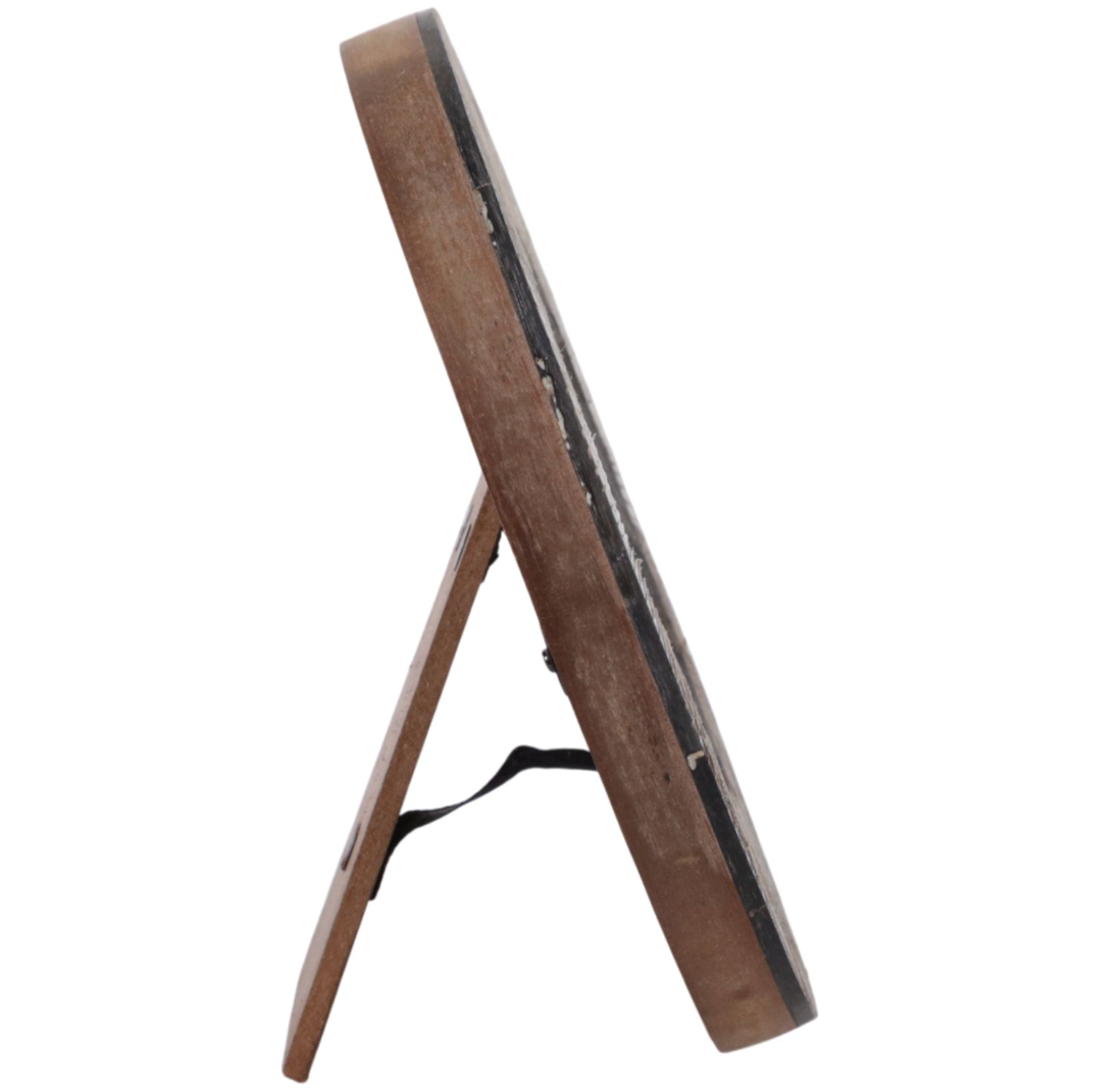 6" Etched Horn Frame