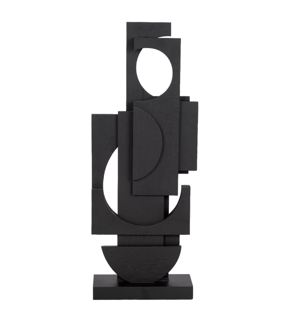 Black Abstract Sculpture