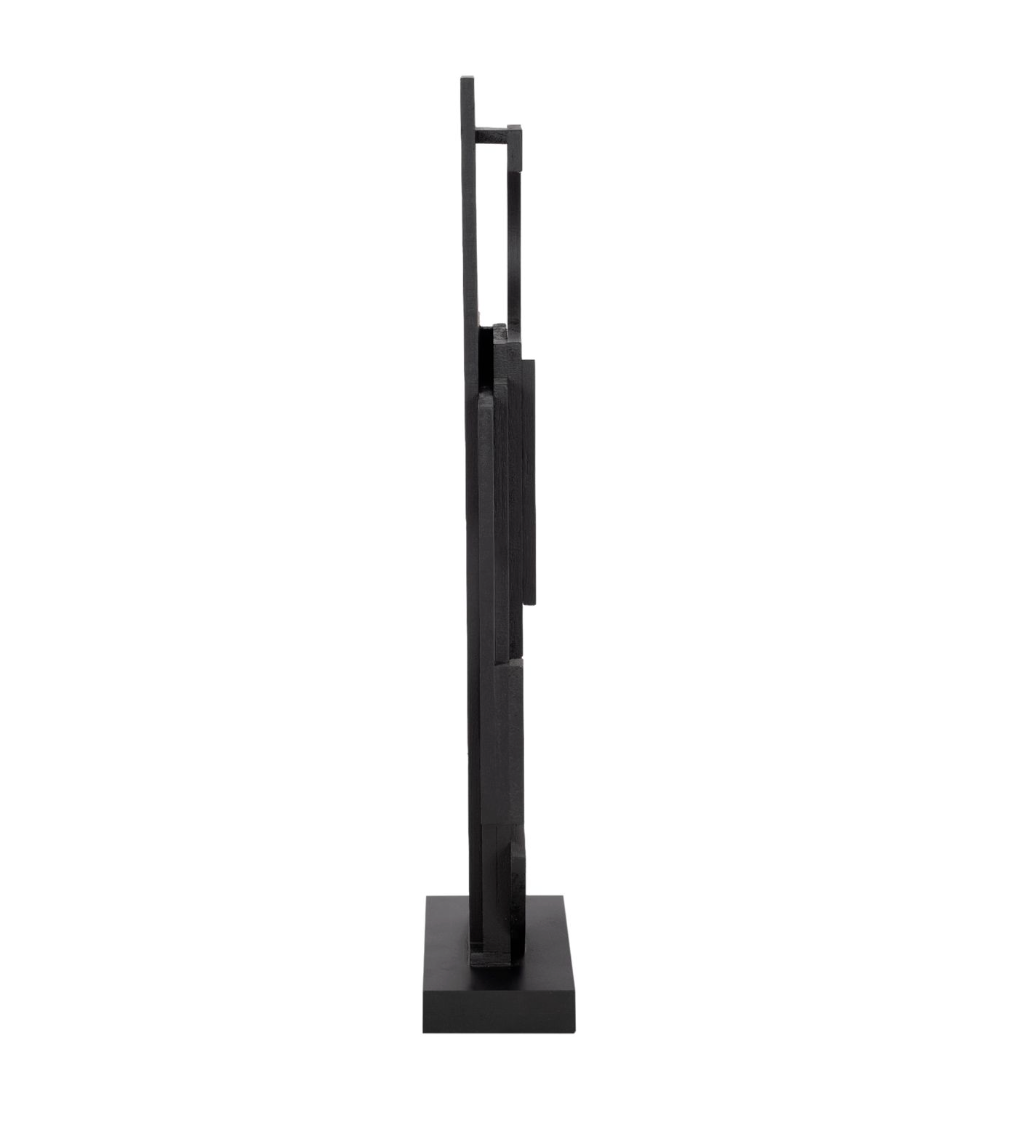 Black Abstract Sculpture