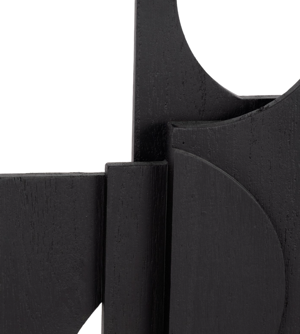 Black Abstract Sculpture