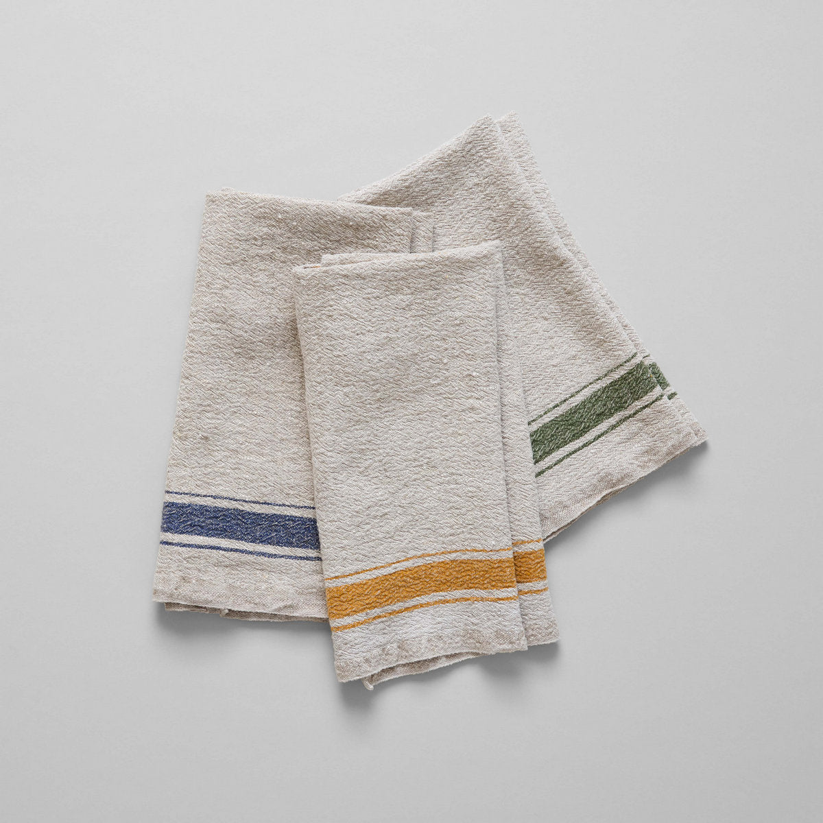 Vintage Stripe Linen Tea Towel