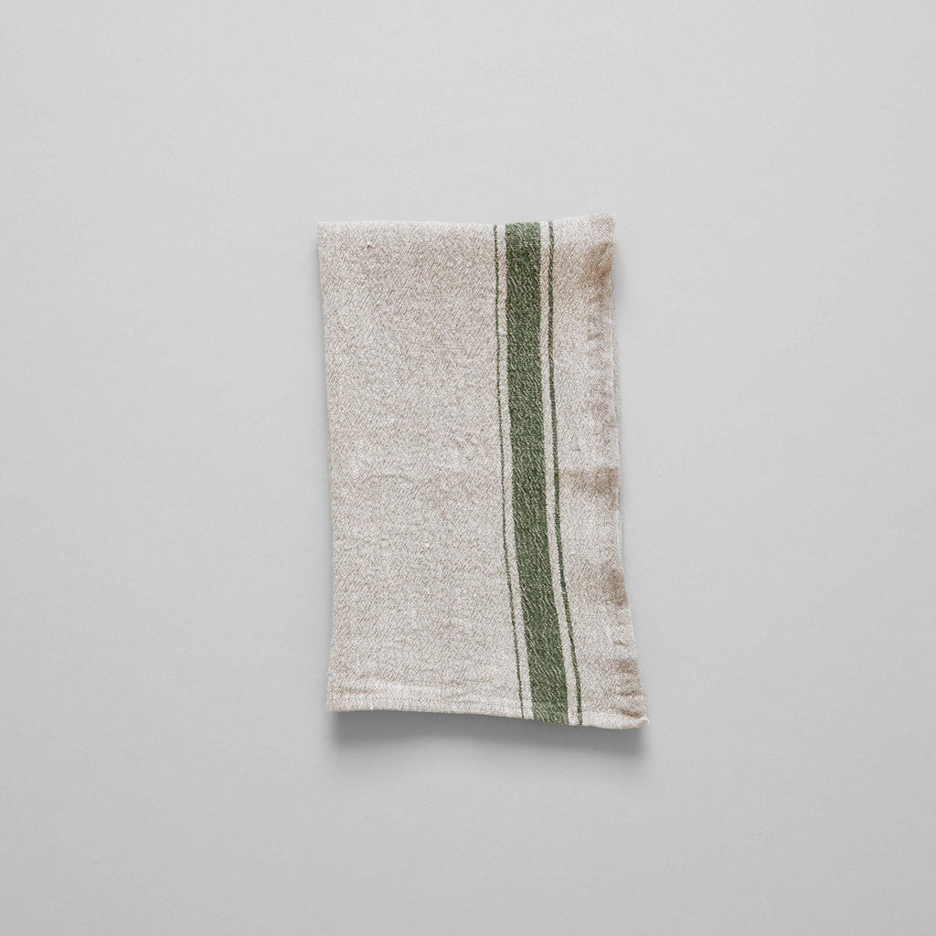 Vintage Stripe Linen Tea Towel