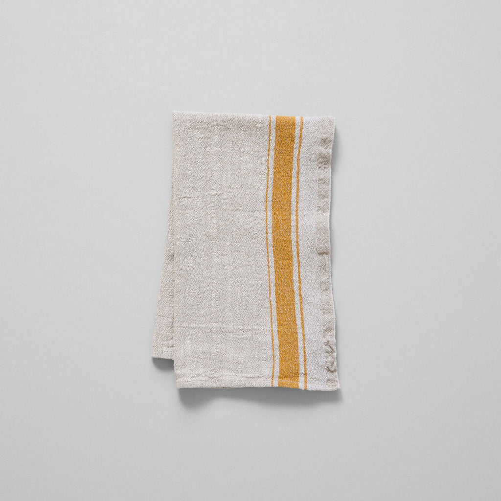 Vintage Stripe Linen Tea Towel