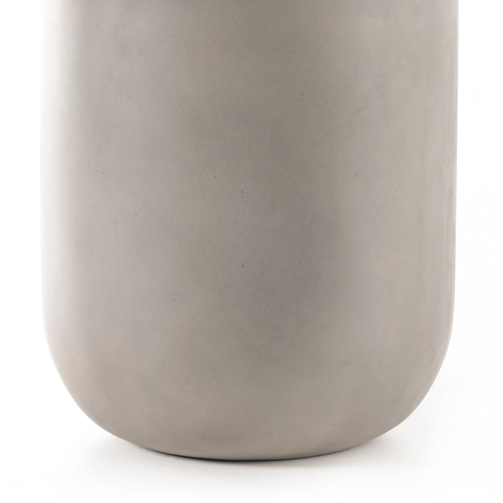 Ivan Round Planter - Grey Concrete